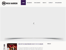 Tablet Screenshot of mickharren.nl